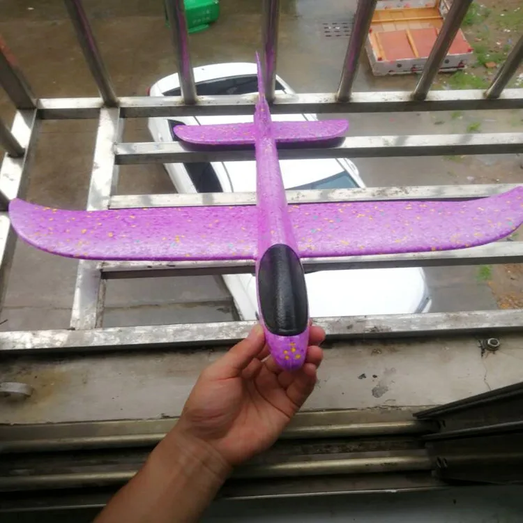 2018 DIY ручной бросок Летающий планер игрушки самолеты для детей пена модель