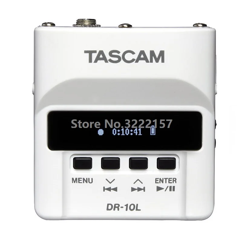 TASCAM DR-10LW DR10LW легкий и удобный цифровой рекордер с микрофоном lavalier маленький для