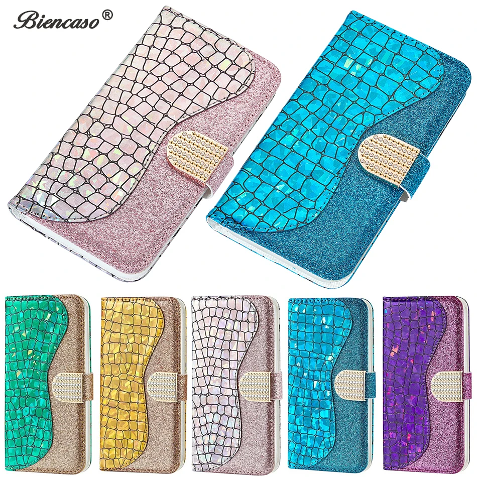 Laser Powder Wallet Flip Case For Redmi Note 7 Pro 7S 6 Pro 6A 5A Note 5A Prime Glitter Back Cover For Xiaomi A2 Lite Phone Bags Laser Powder Wallet Flip Case For Redmi Note 7 Pro 7S 6 Pro 6A 5A Note 5A Prime Glitter Back Cover For Xiaomi A2 Lite Phone Bags
