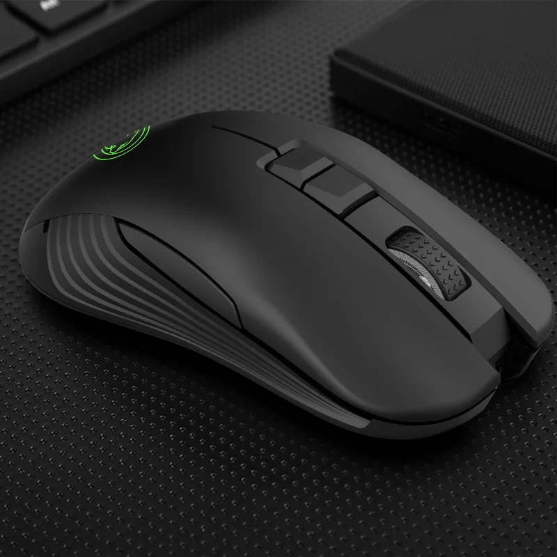 M600 Pro Rechargeable Wireless Gaming Mouse Optical LED 2.4GHz Computer Mouse with USB Receiver Silent Click 4 DPI 8 Buttons