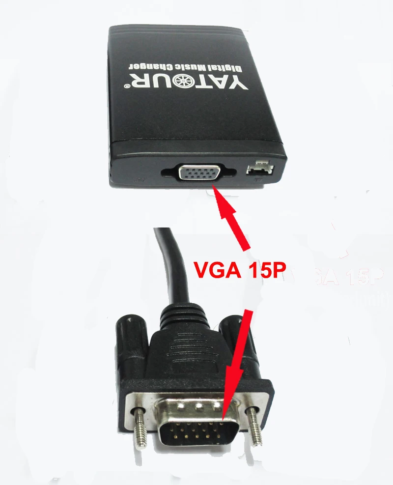 Yatour основной кабель для Toyota Lexus 6+ 6pin VGA 15pin