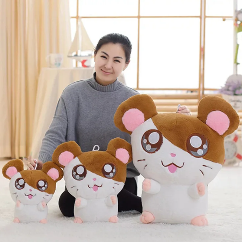 

1PC 40cm Cute Hamster Mouse Plush Toy Stuffed Soft Animal Hamtaro Pilloq Kawaii Birthday Gift for Children Lovely Kids Baby Doll