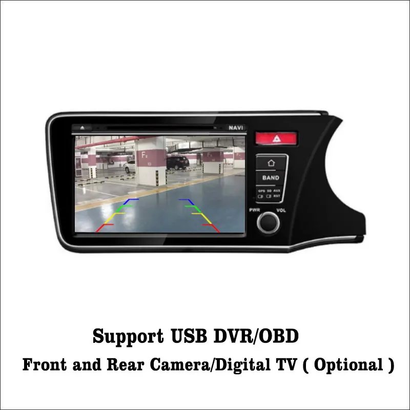Flash Deal Liislee Android 7.1 2G RAM For Honda CITY 2014~2017 RHD Car Radio Audio Video Multimedia DVD Player WIFI DVR GPS Navi Navigation 5