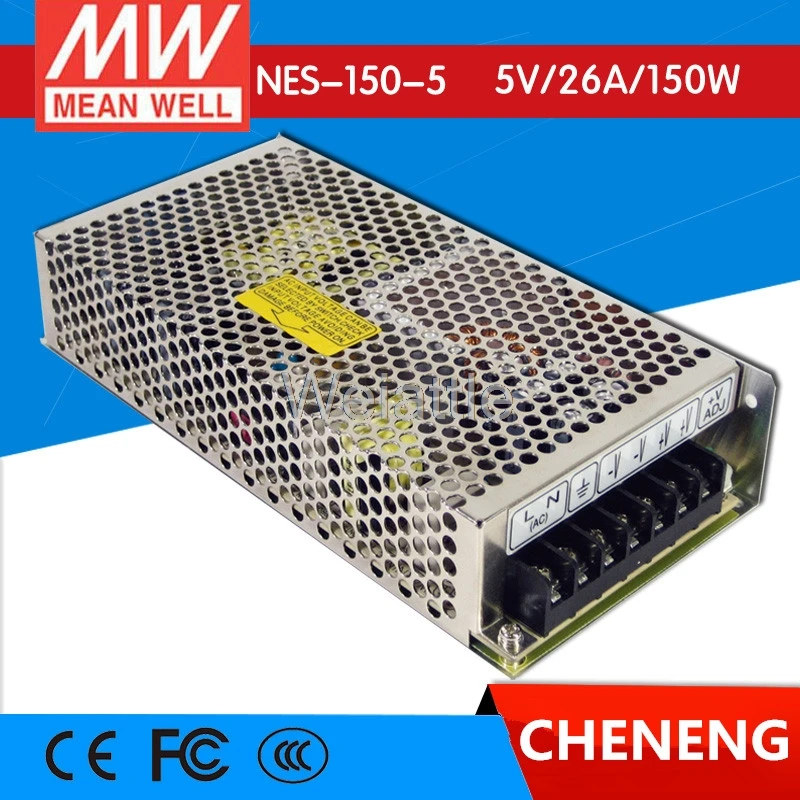 

MEAN WELL original NES-150-5 5V 26A meanwell NES-150 5V 130W Single Output Switching Power Supply