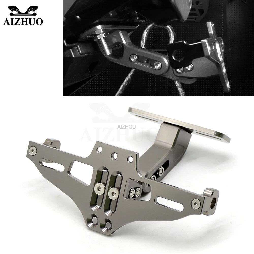 

Motorcycle Mount Bracket Fender Eliminator Number Plate Frame Holder with Light for BMW F800GS F800R F800GT F800ST F800S F700GS