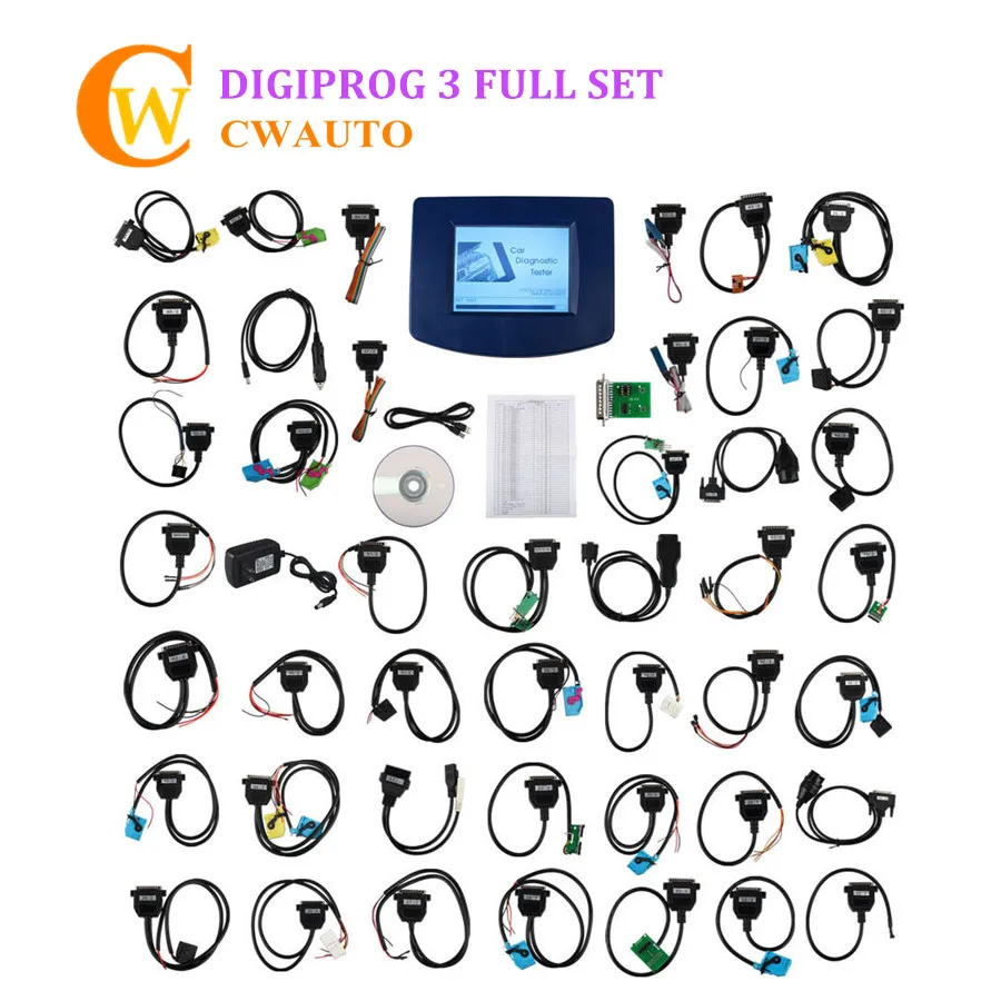 

Best Quality V4.94 Digiprog III Odometer Master Programmer Entire Kit With ST01 ST04 Adapter Plus ST59 Plug
