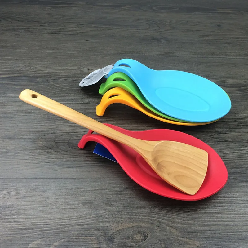 

1Pc Silicone Spoon Insulation Mat Placemat Drink Glass Coaster Tray Tool For Camping Picnic Kitchen
