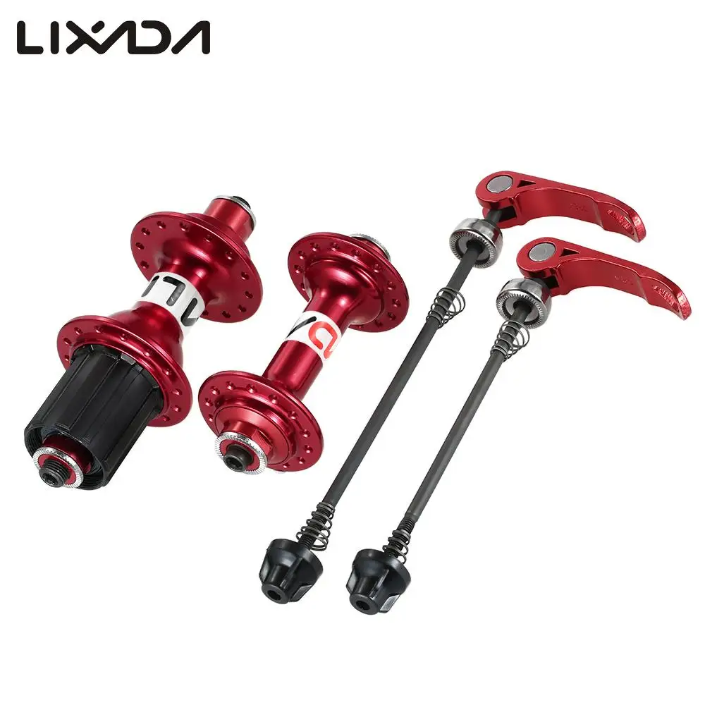 Lixada MTB Mountain Bike Disc Brake Hubs 100mm Front hub 130 mm Rear