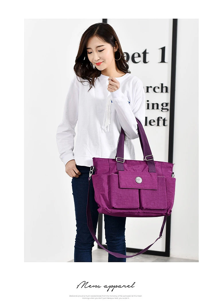 Новая женская сумка Kipled, большая сумка для мамы, женские сумки-мессенджеры, Женская дорожная сумка на плечо, повседневная сумка-тоут, ZK8014