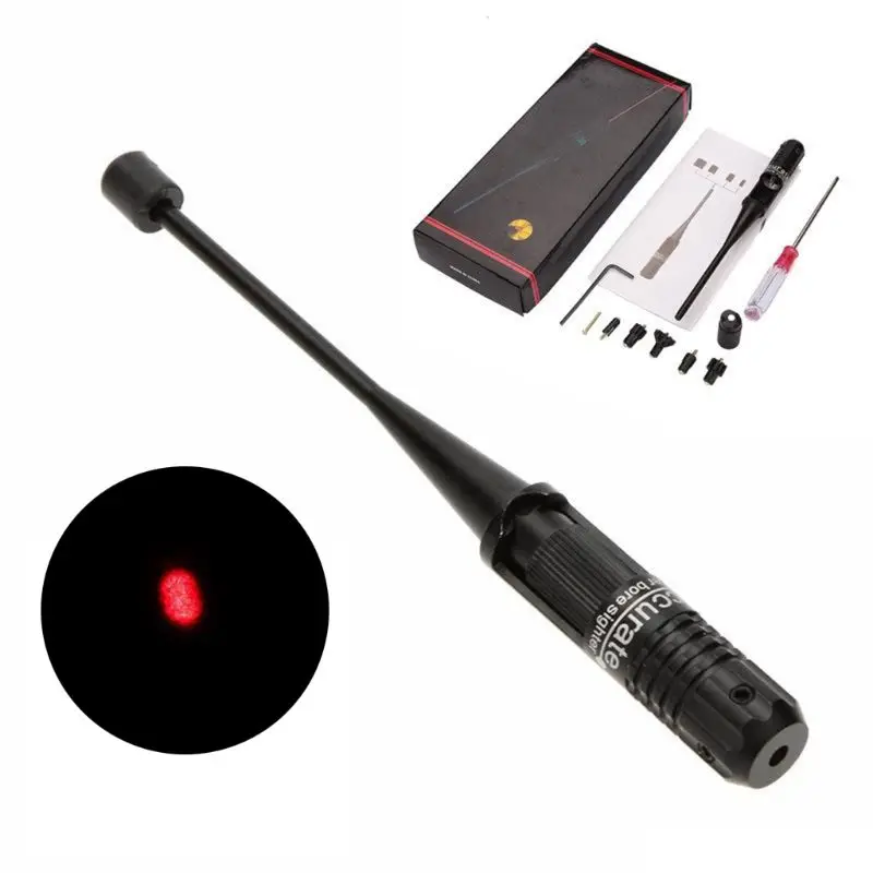 

Hunting Red Dot Laser Bore Sighter 22-50 Caliber Sighting Device For Rifle Gun