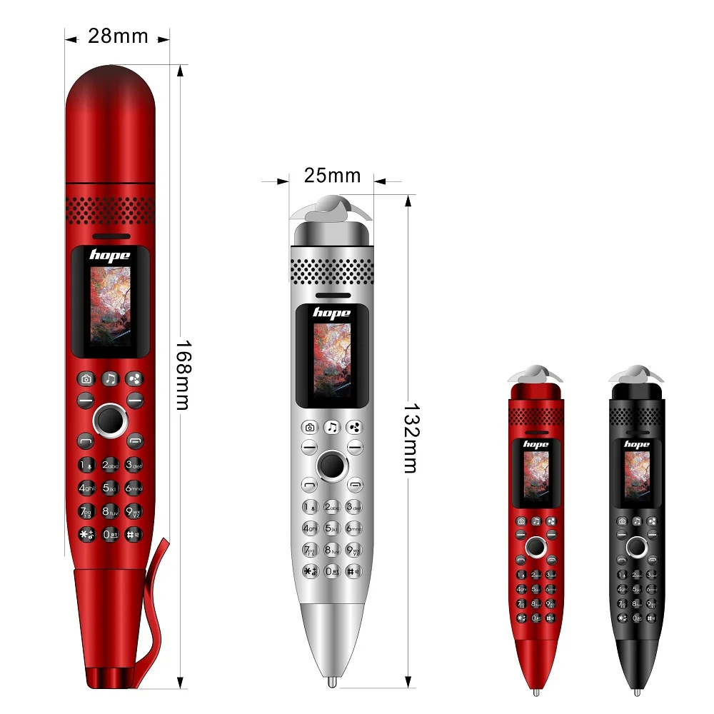 Mini Cute Pen Mobile Phone With Electric Fan 2G GSM Magic Voice Dual Sim Camera MP3 BT Dialer Recording Pen With Flashlight