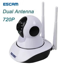 ESCAM G02 HD IP Camera WI-FI 720P Night Vision Security Camera P2P Onvif Camera WIFI Indoor Surveillance Camera for Phone NVR