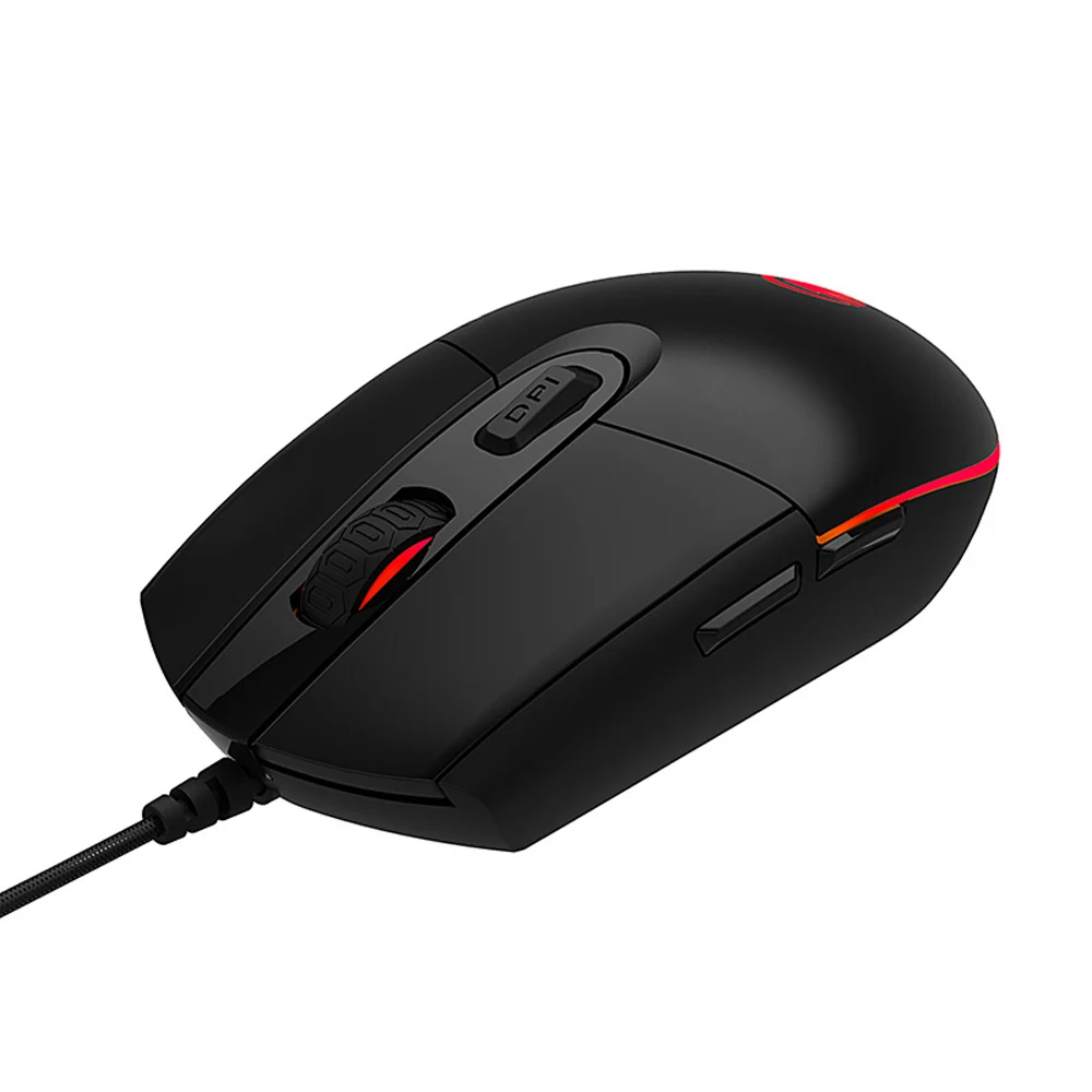F мышь оптическая игровая проводная геймерская RGB USB для видеоигр игровые мыши