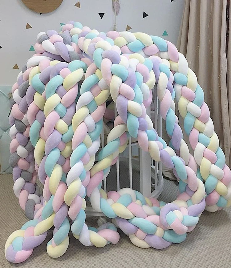 Colorful-Baby-Crib-Bumper-Newborn-Kids-Cot-Protection-Safety-Pad-Nordic-Knots-Baby-Room-Decoration-for-Bedding-Accessories-220cm-05