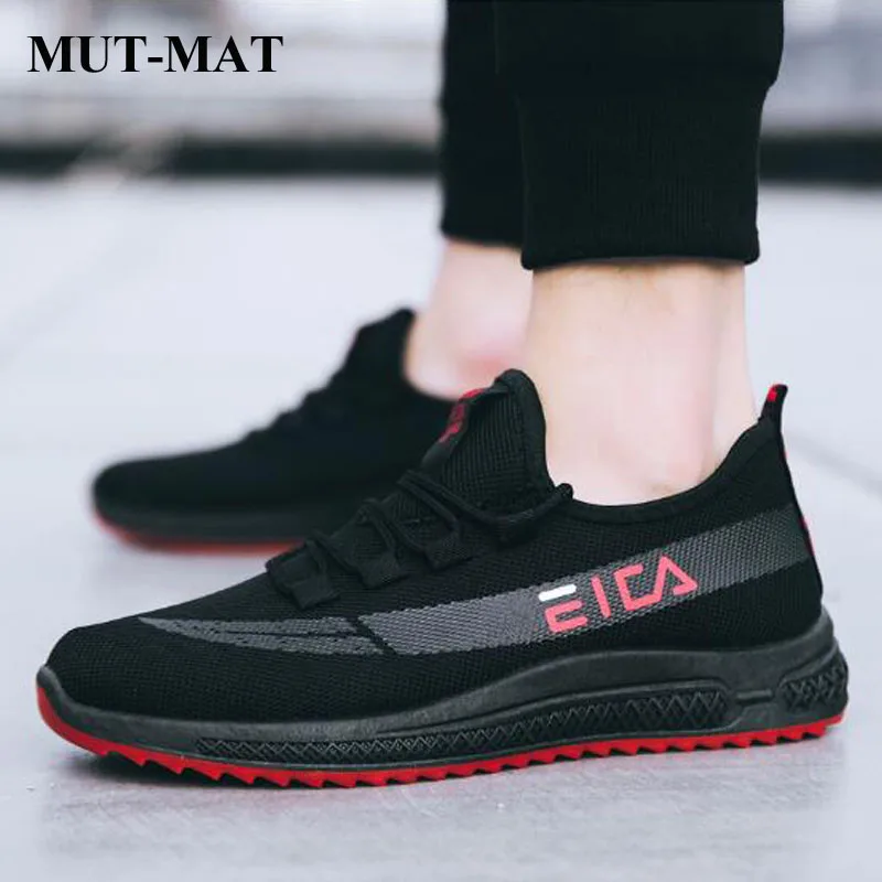 2019 جديد تصميم أسود السببية الرجال رياضية Flyknit تنفس الرجال التنكيت الأزياء والأحذية عدم الانزلاق مسننة وحيد الذكور الأحذية 2019 جديد تصميم أسود السببية الرجال رياضية Flyknit تنفس الرجال التنكيت الأزياء والأحذية عدم الانزلاق مسننة وحيد الذكور الأحذية