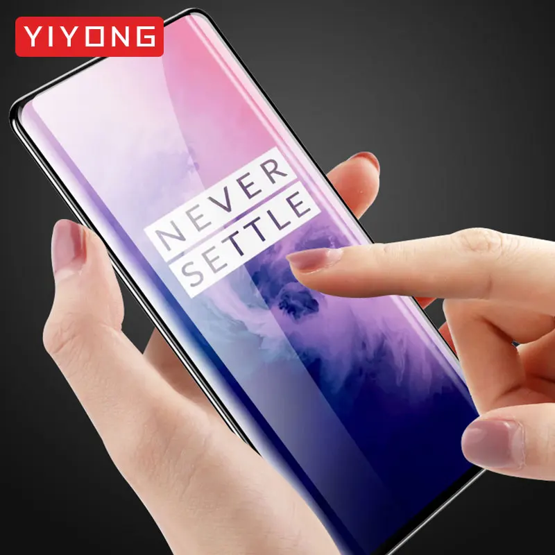 YIYONG 5D полное покрытие стекло для OnePlus 7 7T Pro 5 5T 6T закаленное 3D изогнутая защита