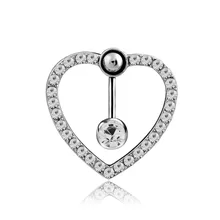 Distinctif Coeur Mamelon Piercing Mamilo, Cristal Anneaux De Mamelon Corps D'été Tepel Piercing Ombligo Sexy Mamelon Piercing Mamelon