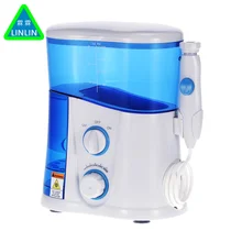 Oral Irrigator & Dental Water Flosser with UV Sanitizer & 1000ml Water Tank + 7 Tips with Adjustable Pressure