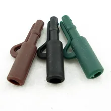 12 комплектов рыболовные снасти карп наружная безопасная клипса Карп рыболовные снасти инструмент безопасная клипса с булавками+ резиновые трубки для оснастки