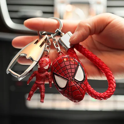 Мстители Marvel Герой Железный человек паук брелок для женщин сумка автомобильный брелок для ключей ювелирные изделия подарок Llavero - Цвет: FB-23
