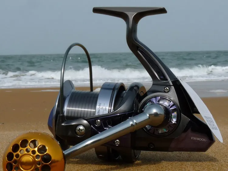 Carretel de Pesca Surf Casting Reel Fh10000--14bb Dual Spool Roda Tiro Longo - Metal Fiação Água Salgada Distante Carretel Fh8000 Fh9000 6 High Quality Esporte e Lazer
