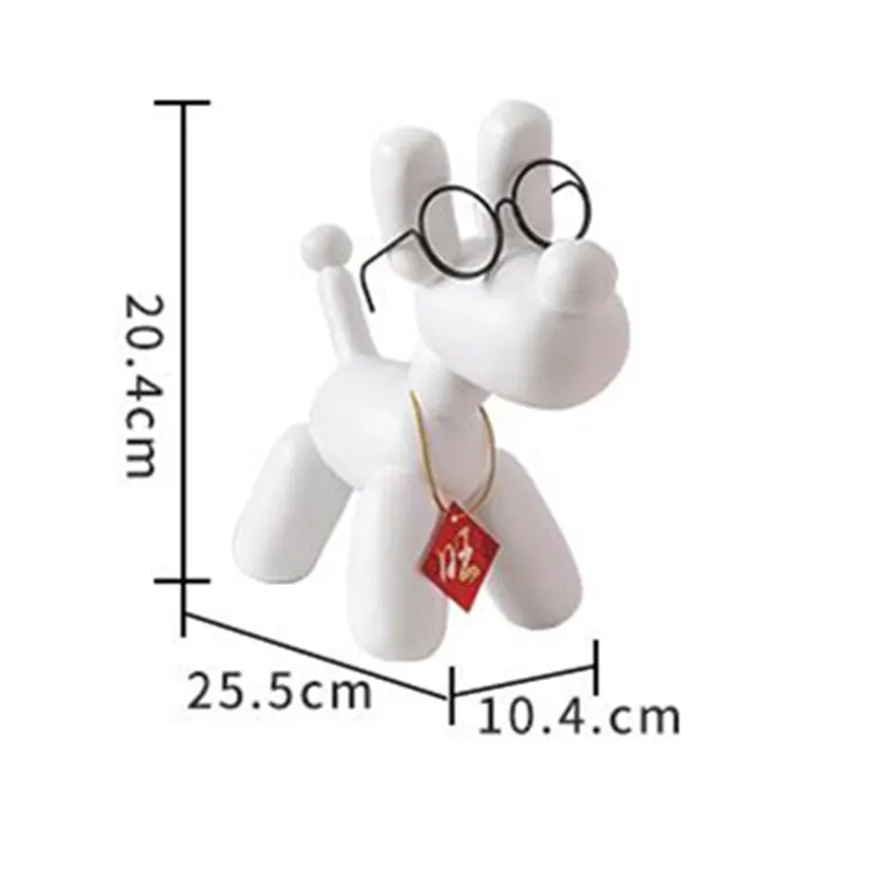 

Balloons Dog Statue Animal Art Sculpture Resin Craftwork Home Decorations Purely Manual, Art, Crafts Living Room L2872