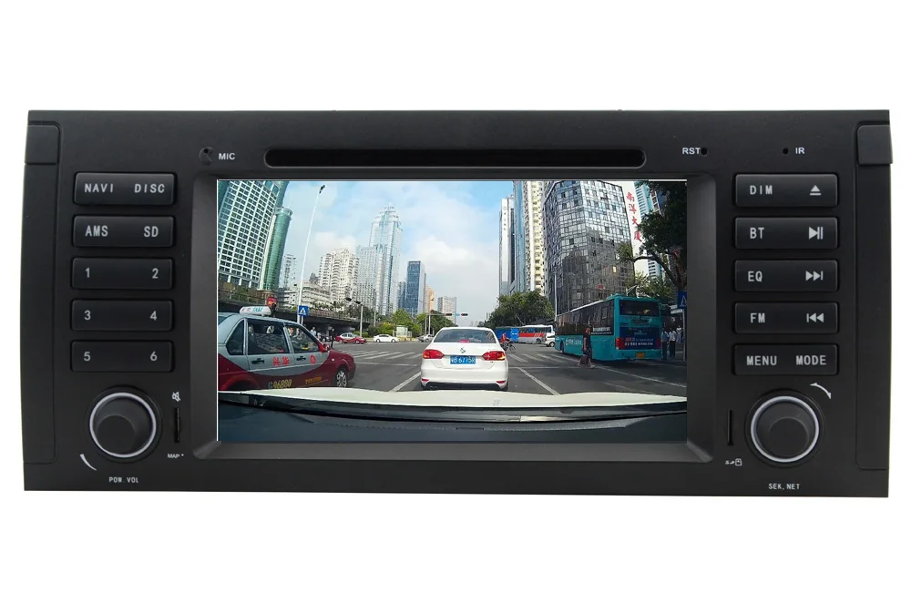 Flash Deal In Stock Quad Core 1024x600 HD Capacitive Touch Screen Car DVD for BMW E39 Android 7.1 E53  Wifi 3G Bluetooth Radio Canbus 4