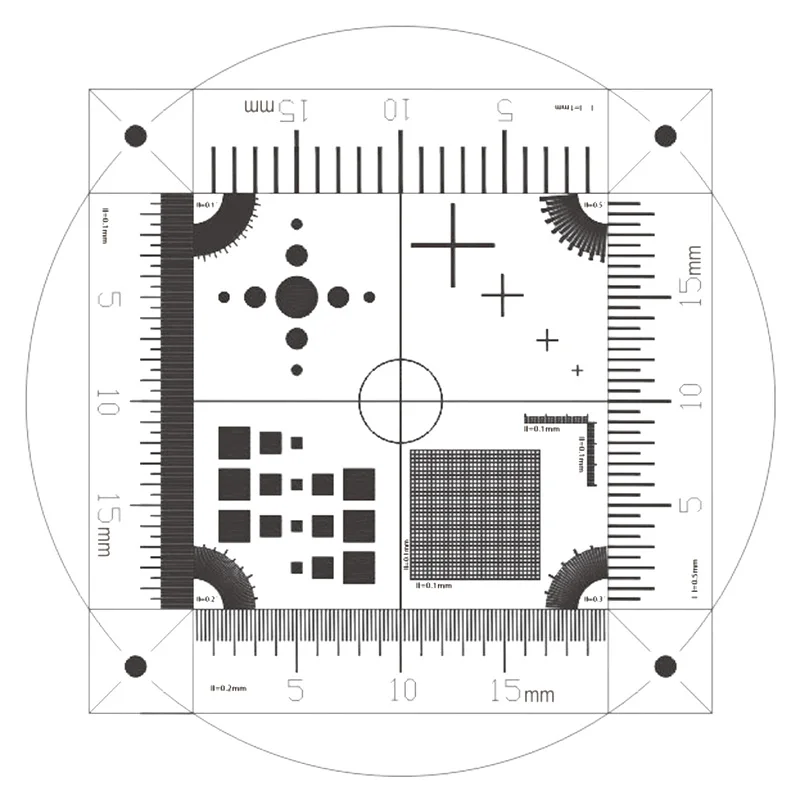 

Multifunctional Objective Micrometer, Reticle, Ruler