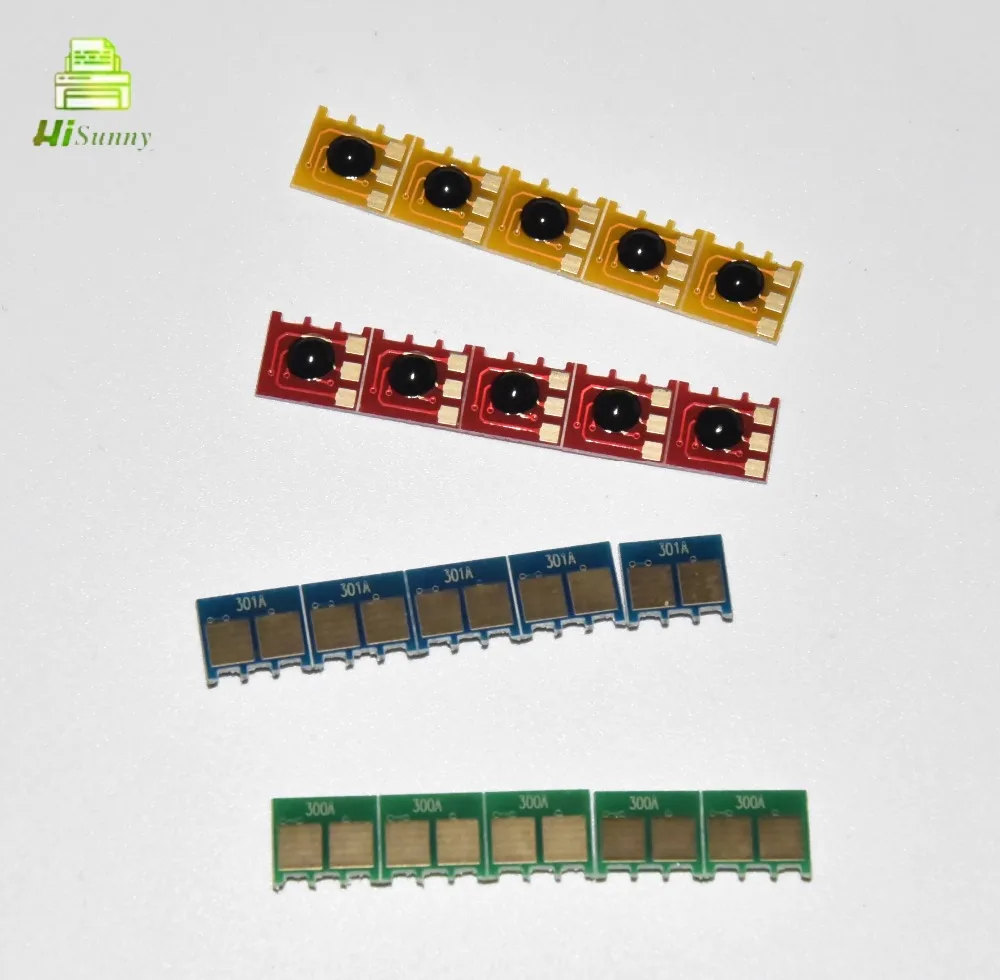 

5sets 20pcs 827A CF300A CF301A CF302A CF303A For HP Color LaserJet Enterprise M 880 880z M880 M880z Toner Cartridge Chip