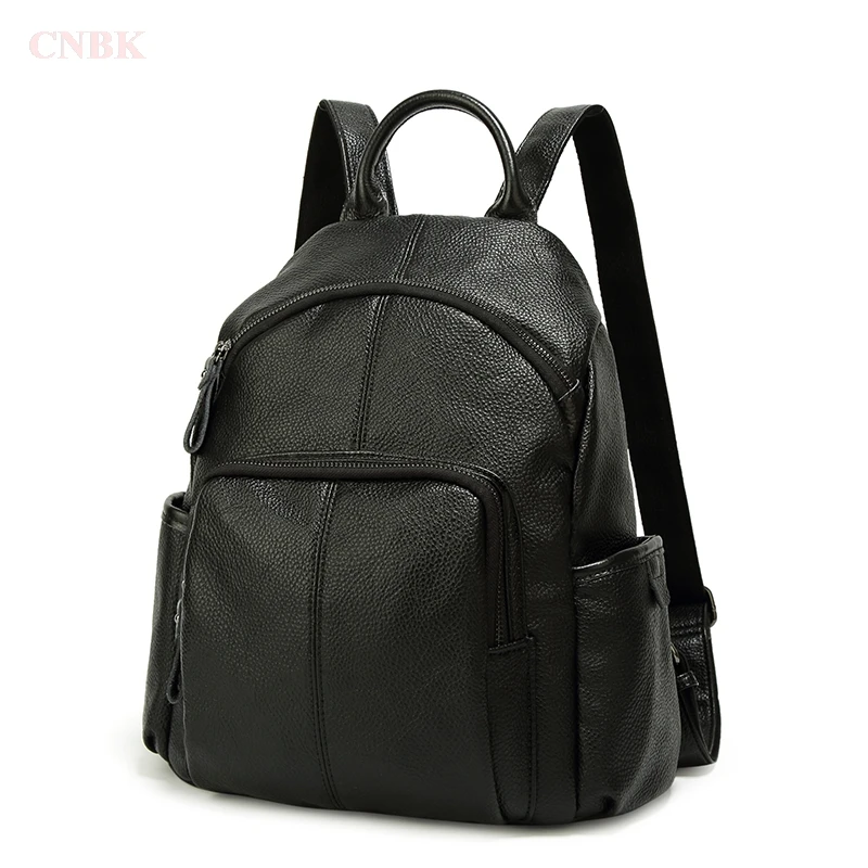 

Bag Female Fashion Handbags Casual Net Red Backpack Female Soft Leather Backpack Tide Wholesale