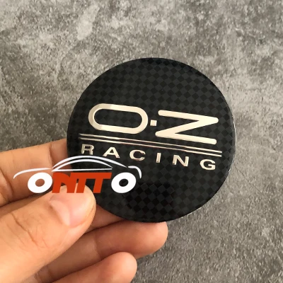4 шт./компл. 64 мм автомобильные обода колеса концентратор центр Шапки Авто концентратор наклейка на крышки для o.z гоночный OZ логотип эмблема значок подходят для всех автомобилей серии - Цвет: grid black sticker