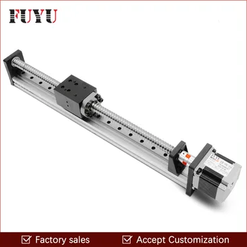 

200mm Stroke Linear Translation Slide Stage Actuator Guide Rail Stepper Motor Nema 23 For CNC Machining XYZ Motion Stage Arm