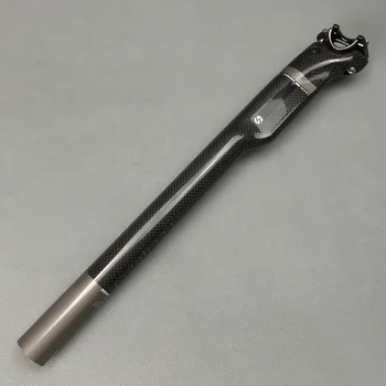 

TOSEEK mountain bike road seatpost seat tube Reduce resistance carbon seatpost Double nail seat tube mtb bike road bike use