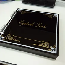 Газа Ресницы Коробка ресницы держатель акрил наращивания ресниц Tool полный полоса ресниц держатель Косметика Fedex