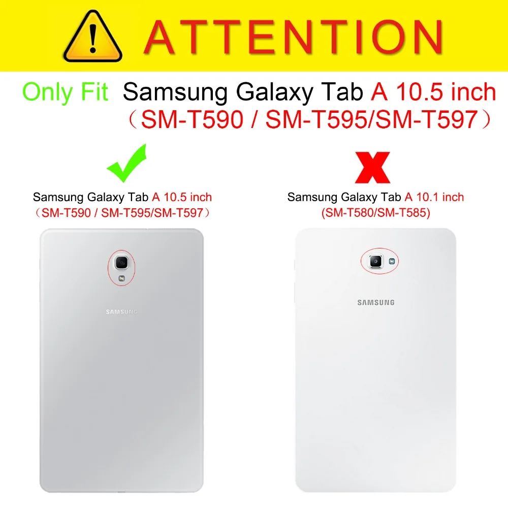 Противоударный детский чехол для Samsung Galaxy Tab A 10,5 SM-T590 SM-T595 подставка силиконовая резиновая броня чехол T590 Coque Capa