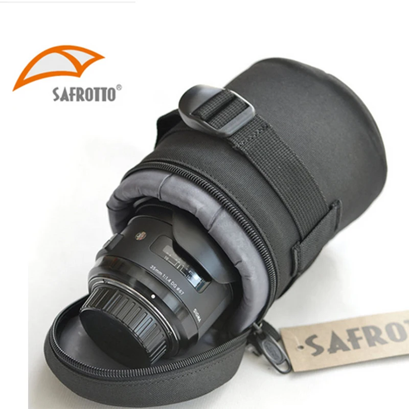 Safrotto Bolsa de fotografia DSLR Camera Bags Lens Case Black