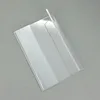 Acrylic Price Label Card Holders L Shape Stands Display Signage Paper Promotion on Table T1.3mm High Quality 50pcs ► Photo 3/6