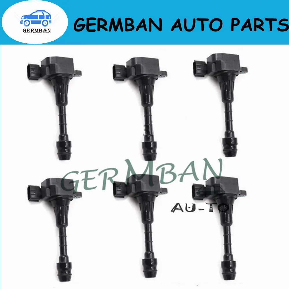 

New Manufactured 6PCS/lOT 22448-AL60C 22448-AL615 Ignition Coils For Infiniti G35 M35 350Z FX35 3.5L V6 VQ35DE