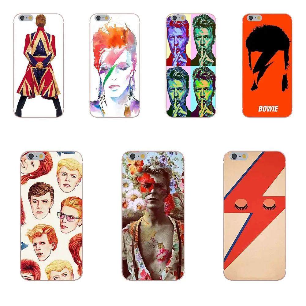 

Omdnwd For Huawei G8 Honor 5C 5X 6 6X 7 8 9 Y5II Mate 9 P8 P9 P10 P20 Lite Plus 2017 Colourful Style David Bowie