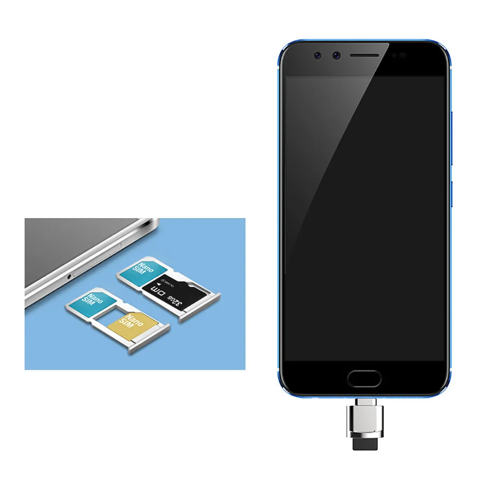 Сплав USB 3,1 Мирко USB Micro SD TF считыватель карт OTG адаптер для Android Phones4.3