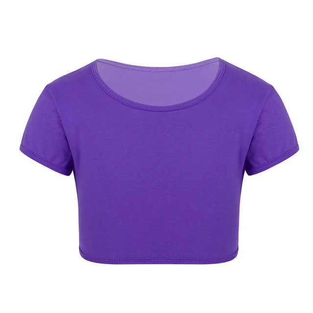 plain colored crop tops