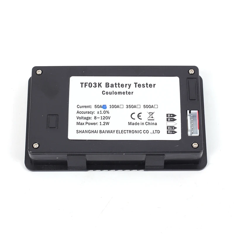 TF03K A DC 10 120V 50A тестер емкости аккумулятора кулометр счетчик универсальный