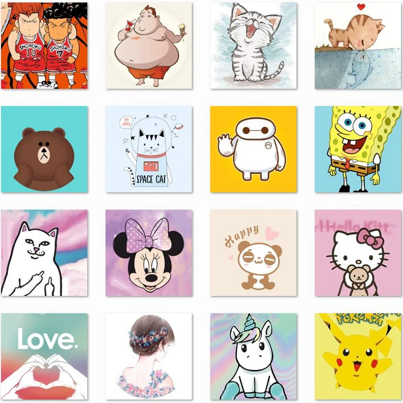 2019 Cute Cartoon Animal font b Pets b font Original Round Phone Kids Lovely Finger Ring