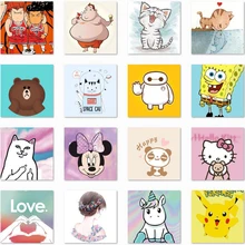 2019 Cute Cartoon Animal font b Pets b font Original Round Phone Kids Lovely Finger Ring