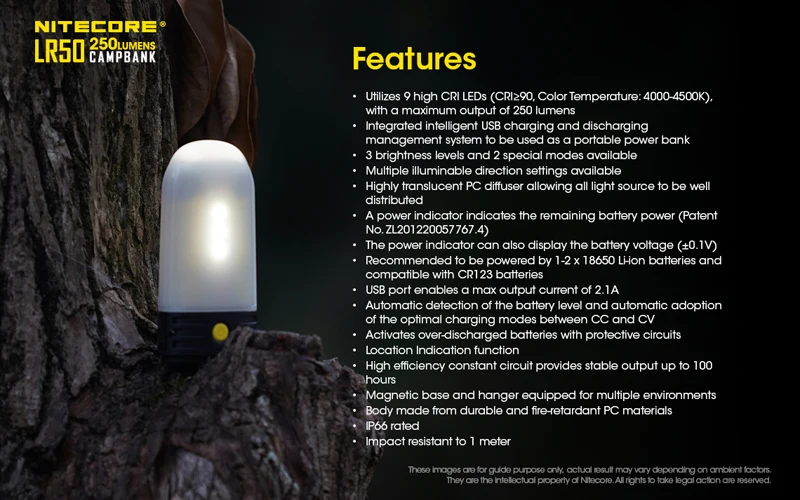 NITECORE LR50 Campbank (20)