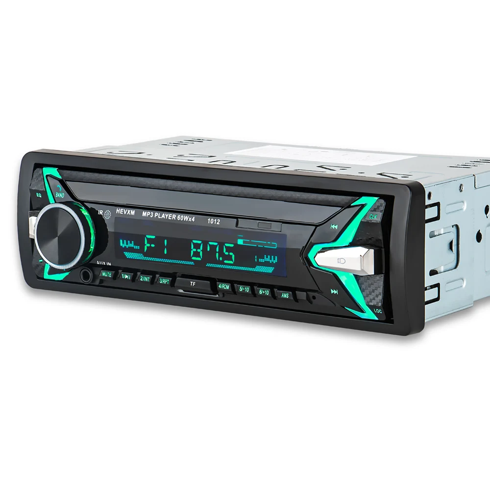 LaBo Radio de coche 1din Autoradio entrada Aux receptor Bluetooth Radio Estéreo MP3 reproductor Multimedia soporte FM/MP3/WMA /USB/tarjeta SD