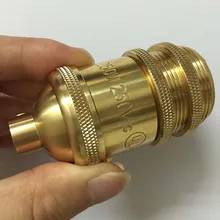 Гарантия высокого качества E26/E27 розеточный светильник латунный медный ламповый патрон подвесной светильник с поворотный переключатель CP161