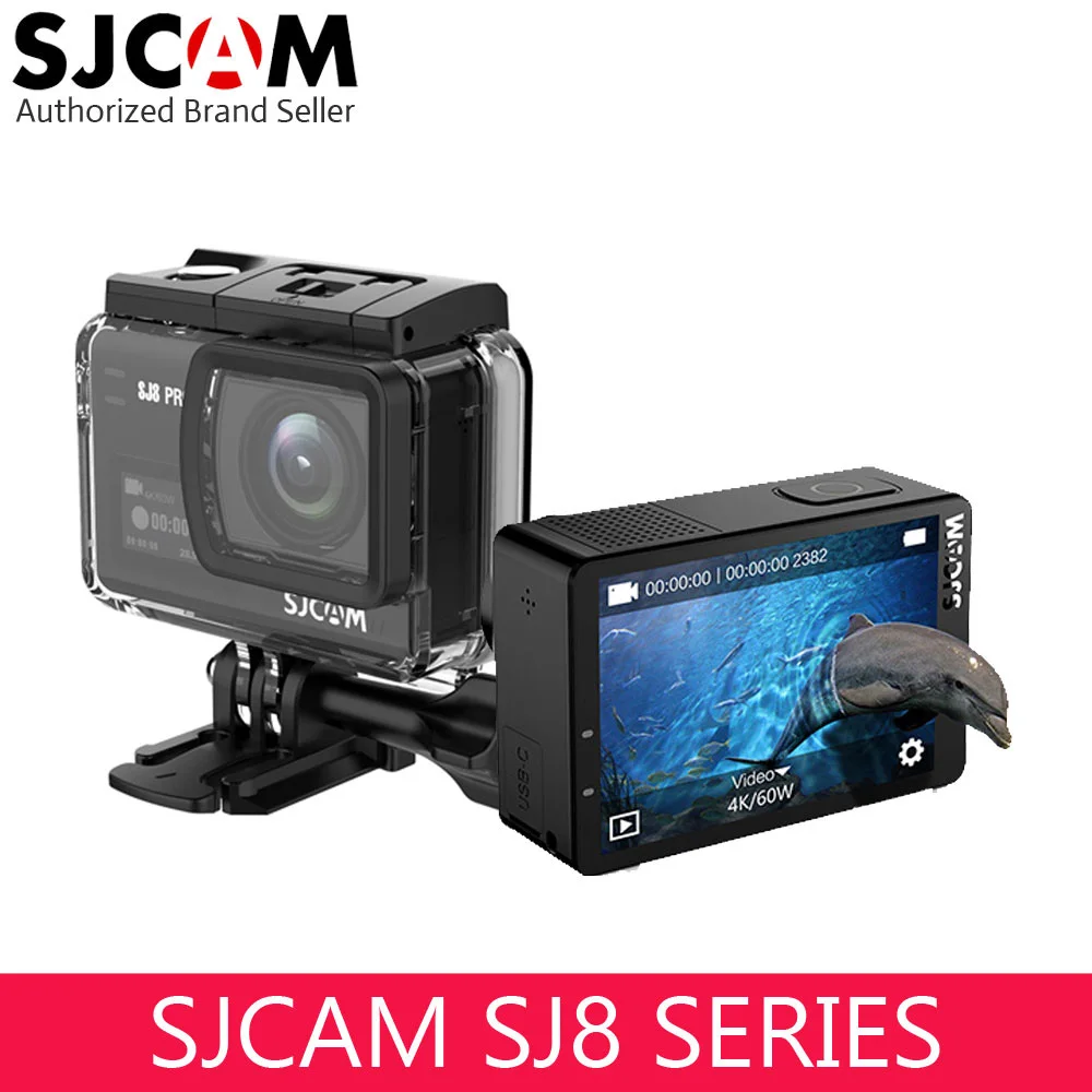 

SJCAM SJ8 Series Action Camera SJ8 PRO 4K 60fps Touch Screen with Anti Shake WIFI 1200mAh Battery Waterproof Sports Camera