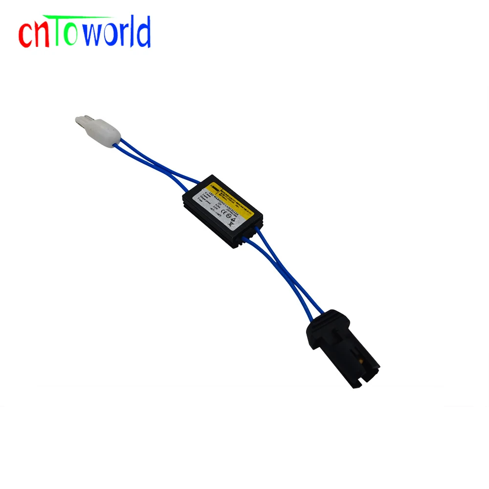 50pcs T10 T15 W5W 194 OCB Error Free Load Resistor Wiring LED Decoder Warning Flashing Canceller Adapter For European Car Light (1)