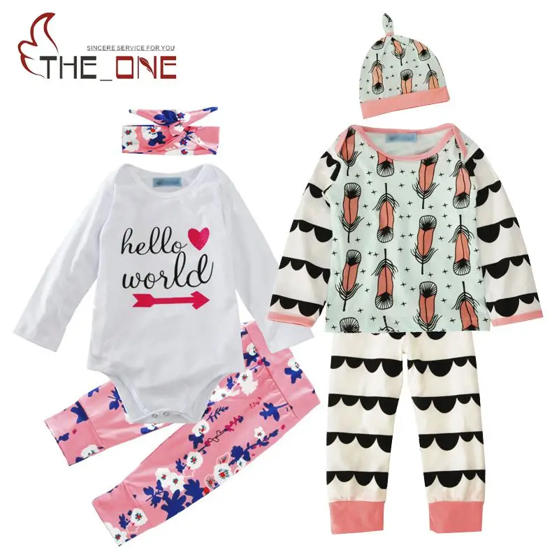 Baby Casual Rompers Sets Toddler Boys Girls Cotton Reindeer Arrow font b Bodysuit b font Pants